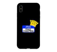 Custodia per iPhone XS Max costume di Halloween facile My Name Is PRINCE CHARMING Corona