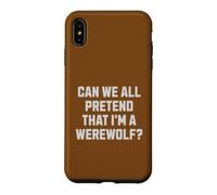 Custodia per iPhone XS Max Costumi Lupo Divertente E Lupo Mannaro