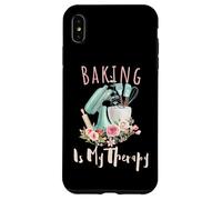 Custodia per iPhone XS Max Cottura è la mia terapia Cucina Bake Lover Cooking Baker Citazione