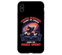 Custodia per iPhone XS Max COUCH QUESTING COUNT AS CARDIO WHEN THE PAGES SPRINT