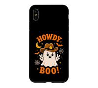 Custodia per iPhone XS Max Cowboy Ghost Howdy Boo Halloween Western Uomini Donne