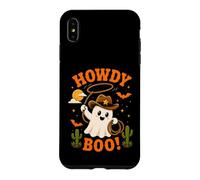 Custodia per iPhone XS Max Cowboy Ghost Howdy Boo Halloween Western Uomini Donne