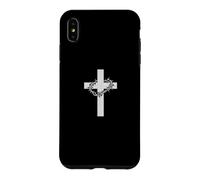 Custodia per iPhone XS Max Croce e Corona di Spine Gesù Cristiano Pasqua Vintage
