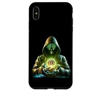 Custodia per iPhone XS Max Crypto Hooded Mage Digital Coin Energy