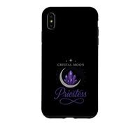 Custodia per iPhone XS Max Crystal Moon Sacerdotessa Mistica Fase Lunare Strega Estetica