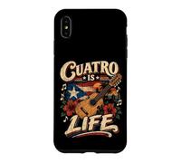 Custodia per iPhone XS Max Cuatro Is Life Puerto Rico Strumento Citazione