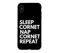 Custodia per iPhone XS Max Cura del sonno per Cornet Nap Repeat Musicista divertente