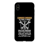 Custodia per iPhone XS Max Curious Enough To Take It Apart Hide Extra Parts Funny Quote