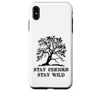 Custodia per iPhone XS Max Curious Stay Inspirationa Wild Tree Silhouette Nature Lover