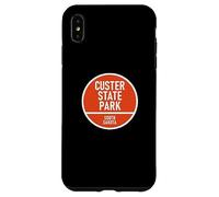 Custodia per iPhone XS Max Custer State Park South Dakota SD Nature Vacation Souvenir