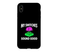 Custodia per iPhone XS Max Custom Mechanical Keyboard My Switches Sound Good