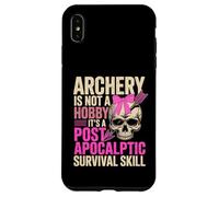 Custodia per iPhone XS Max Cute Archery Girl Not A Hobby It's Post Apocalyptic Skill