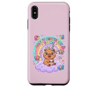 Custodia per iPhone XS Max Cute Baby Capybara Birthday Cappy Birthday to Me Girls