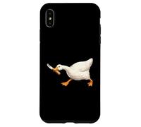 Custodia per iPhone XS Max Cute but Dangerous Duck with Knife Funny Silly Duck Meme