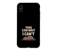 Custodia per iPhone XS Max Cute Capybara Stress Relief No Stress Chill Life Rilassante