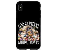 Custodia per iPhone XS Max Cute Easter Accessories For Mom Egg Hunting With My Gnomies