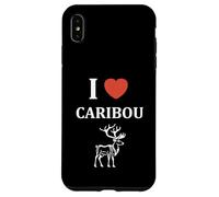 Custodia per iPhone XS Max Cute Funny caribous animals little simple i love caribou