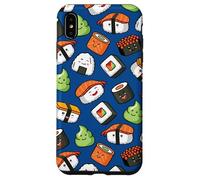 Custodia per iPhone XS Max Cute Kawaii Kids Womens Girls Cartoon Pattern Sushi Lover