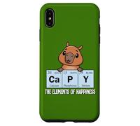 Custodia per iPhone XS Max Cute Kids Science Kawaii Elements of Happiness Capybara