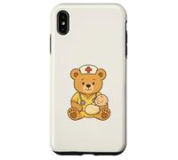 Custodia per iPhone XS Max Cute NICU Nurse Teddy Bear Students Neonatal Care Unit Staff
