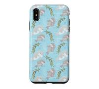 Custodia per iPhone XS Max Cute Womens Girls Kids Pattern Baby Manatee Lover