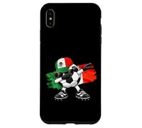 Custodia per iPhone XS Max Dabbing Mexico Soccer Ball Mexican Flag Football