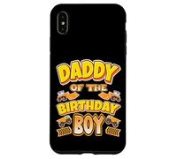 Custodia per iPhone XS Max Daddy Of The Birthday Boy Construction Worker Festa di compleanno