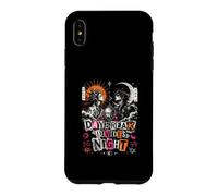 Custodia per iPhone XS Max Daybreak divide il sole notturno e la luna mitica eclissi di battaglia