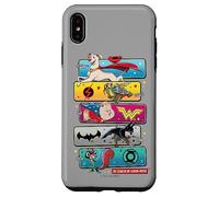 Custodia per iPhone XS Max DC League of Super-Pets Krypto, Merton, PB, Ace and Chip