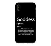 Custodia per iPhone XS Max Dea Dea Dea Femminismo Ragazza Egiziano Greco Sole Dea