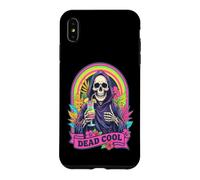 Custodia per iPhone XS Max Dead Cool Tristo Mietitore Scheletro Summerween Beach Cocktail