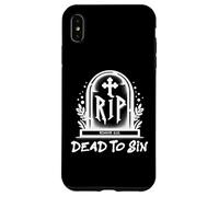 Custodia per iPhone XS Max Dead to Sin - Romans 6:11 Christian Faith Graffiti