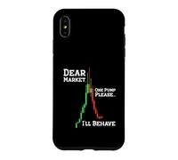 Custodia per iPhone XS Max Dear Market One Pump Please I'll Behave Funny Trading Design