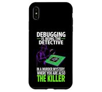 Custodia per iPhone XS Max Debugging Is Being The Detective Programmer Code