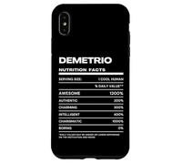 Custodia per iPhone XS Max Demetrio Dichiarazione Nutrizionale Nome Divertente