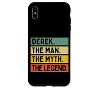 Custodia per iPhone XS Max Derek L'uomo Il mito La leggenda divertente citazione personalizzata