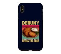 Custodia per iPhone XS Max Deruny guarisce l'anima divertente frittella di patate ucraino cibo