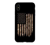Custodia per iPhone XS Max Desert Camo USA Flag American Tactical Militare Patriottico
