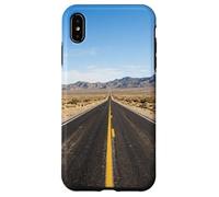 Custodia per iPhone XS Max Desert Highway Lungo Rettilineo Strada Vasto Paesaggio