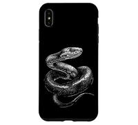 Custodia per iPhone XS Max Design con motivo serpente amante degli animali che disegna