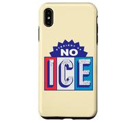 Custodia per iPhone XS Max Design grafico di protesta della parodia di Straight Up No ICE Drink Order