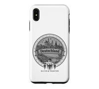 Custodia per iPhone XS Max Deutschland Kultur Tradizione Castello Tedesco Paesaggio Grafico