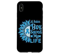 Custodia per iPhone XS Max Diabetes Juice Box Uomini Donne Diabete Consapevolezza Diabetico