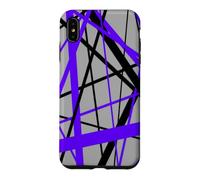 Custodia per iPhone XS Max Diagonal Dynamics Lilla-Viola e Nero