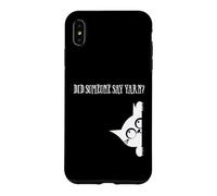 Custodia per iPhone XS Max Did Someone Say Yarn Funny Cat Lover Knitting Crochet Hobby