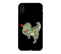 Custodia per iPhone XS Max Dino T-Rex è innamorato