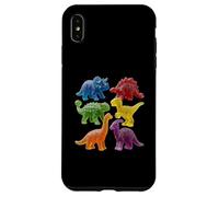 Custodia per iPhone XS Max Dinosauri gommosi - caramelle dolci colorate