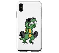 Custodia per iPhone XS Max Dinosauro T-Rex Short Arms Funny Weightlifting Dino T Rex