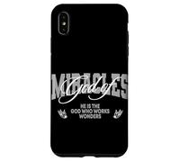 Custodia per iPhone XS Max Dio dei miracoli Egli è il Dio che opera meraviglie cristiane