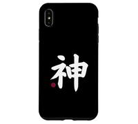 Custodia per iPhone XS Max Dio "Kami" Kanji Lettera giapponese Giappone Simbolo anteriore e posteriore